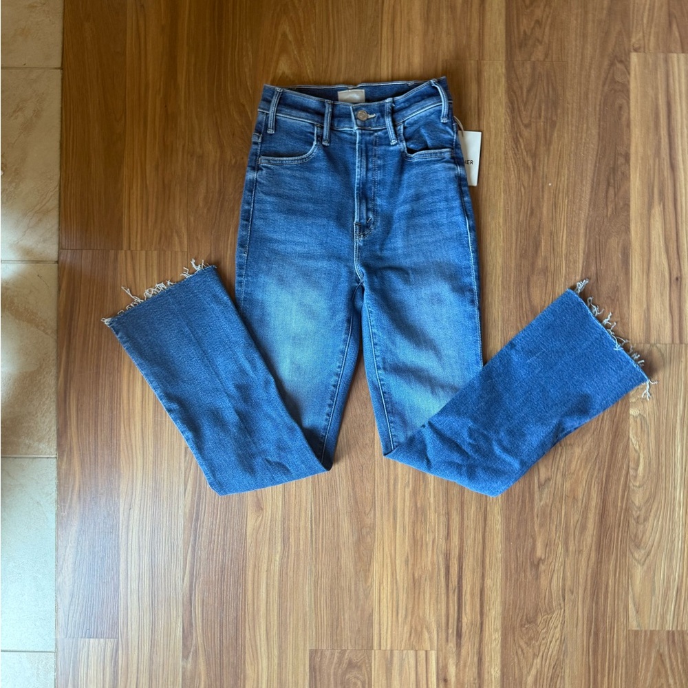 MOTHER The Hustler Ankle Fray Denim